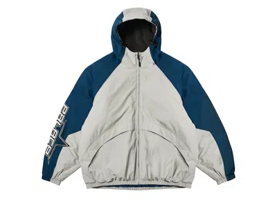Pre-owned Palace Men's  Rs Stars Jacket In Grey/navy Blue In Multi