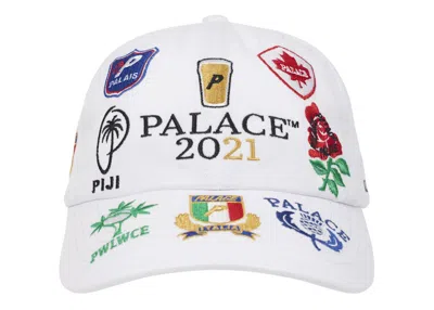 Pre-owned Palace Men's  Rugger Bugger 6panel In White