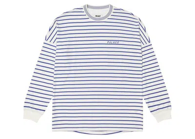 Pre-owned Palace Men's  Rule Longsleeve In Navy Blue