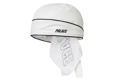 Pre-owned Palace Men's  Run It Bandana In White