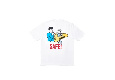 Pre-owned Palace Men's  Safe T-shirt In White