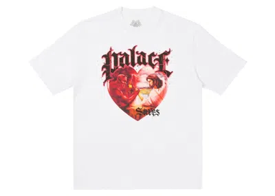 Pre-owned Palace Men's  Save Thyself T-shirt In White