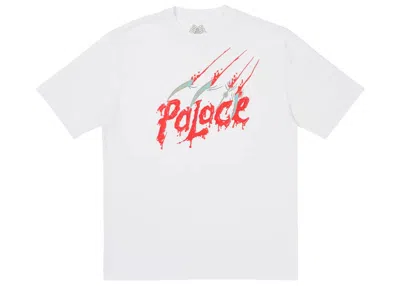 Pre-owned Palace Men's  Scratchy T-shirt In White