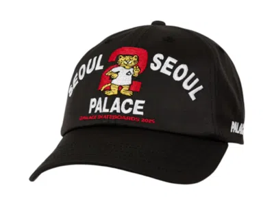 Pre-owned Palace Men's  Seoul 2 Seoul 6panel Cap In Black