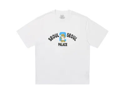 Pre-owned Palace Men's  Seoul 2 Seoul T-shirt In White