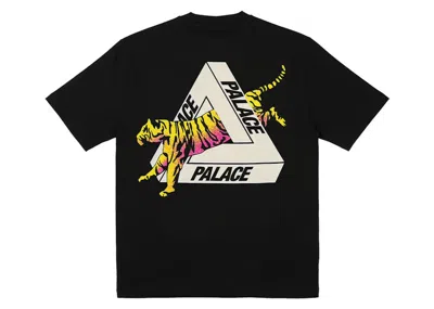 Pre-owned Palace Men's  Seoul Exclusive Tiger Triferg T-shirt In Black