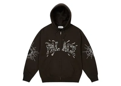 Pre-owned Palace Men's  Shatter Zip Hoodie In Black