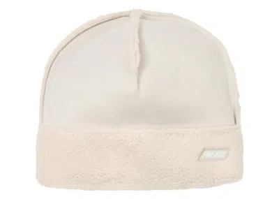 Pre-owned Palace Men's  Shearling Beanie In Soft White