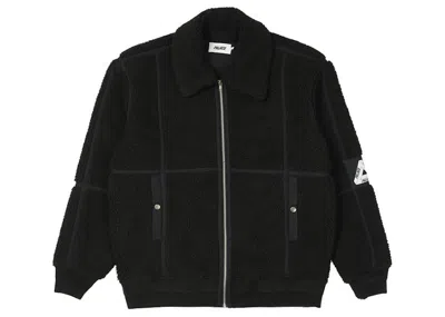Pre-owned Palace Men's  Sherpa Flight Jacket In Black