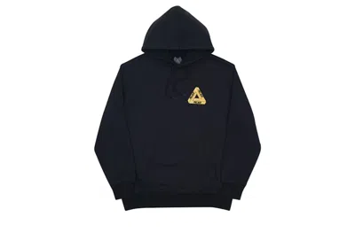 Pre-owned Palace Men's  Skeledon Hoodie In Black/yellow