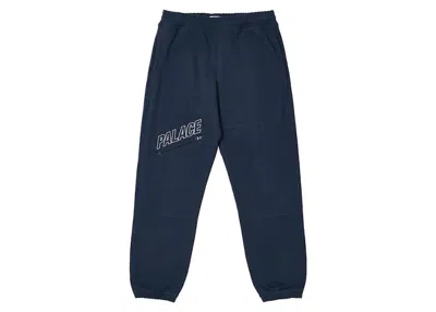 Pre-owned Palace Men's  Slant Zip Joggers In Blue
