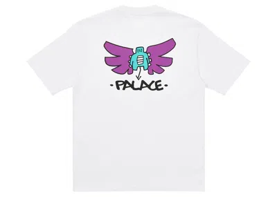 Pre-owned Palace Men's  Slap Angel T-shirt In White