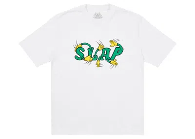 Pre-owned Palace Men's  Slap Hands T-shirt In White