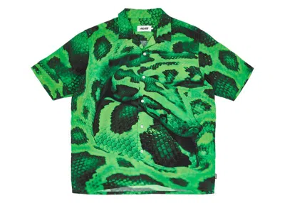 Pre-owned Palace Men's  Snake Shirt In Green