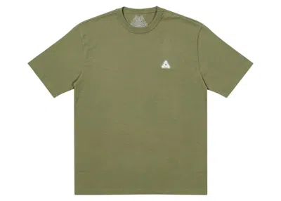 Pre-owned Palace Men's  Sofar T-shirt (fw22) In Olive