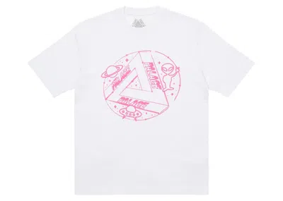 Pre-owned Palace Men's  Space Cadet T-shirt (ss22) In White