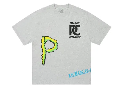 Pre-owned Palace Men's  Sponsor T-shirt In Grey Marl In Gray