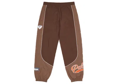 Pre-owned Palace Men's  Sport Mit Script Bottoms In Brown