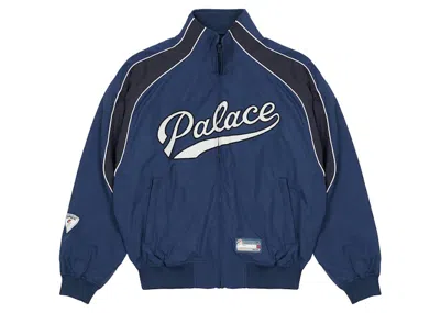 Pre-owned Palace Men's  Sport Mit Script Jacket In Navy Blue