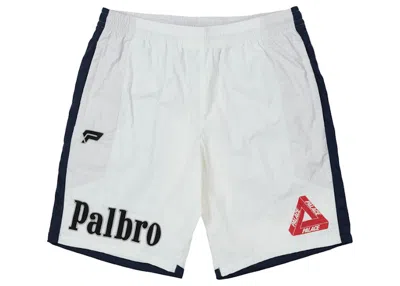 Pre-owned Palace Men's  Sports Shell Shorts In White