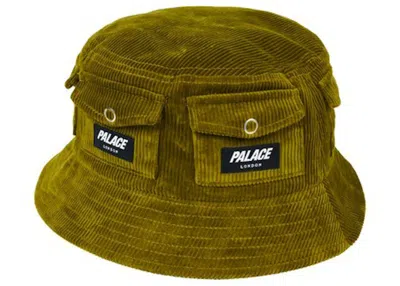 Pre-owned Palace Men's  Storage Bucket Hat In Olive