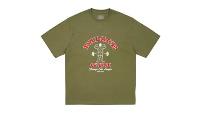 Pre-owned Palace Men's  Stronger For Longer T-shirt In The Deep Green