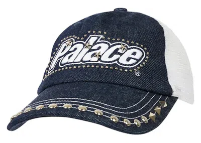 Pre-owned Palace Men's  Studded Denim Trucker In Indigo