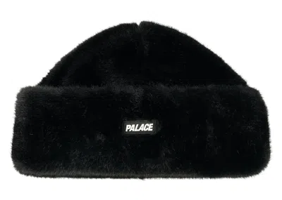 Pre-owned Palace Men's  Teddy Beanie In Black Tip