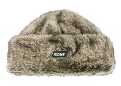 Pre-owned Palace Men's  Teddy Beanie In Fox Tip In Brown