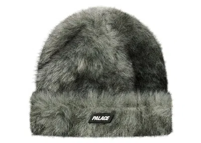 Pre-owned Palace Men's  Teddy Beanie In Grey In Gray