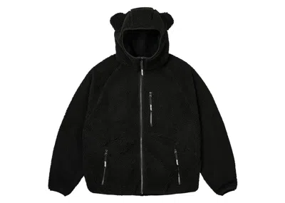 Pre-owned Palace Men's  Teddy Fleece Jacket In Black