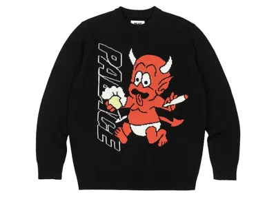 Pre-owned Palace Men's  Temptation Knit In Black