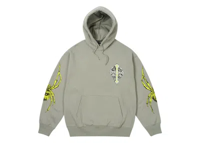 Pre-owned Palace Men's  Tgf Hoodie In Grey