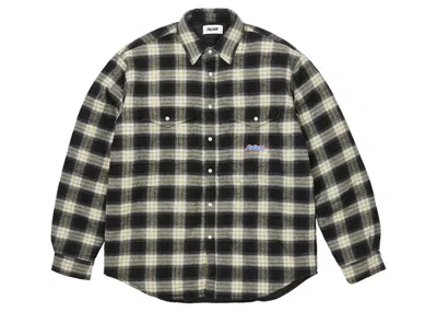 Pre-owned Palace Men's  Therma Yak Thinsulate Shirt In Black