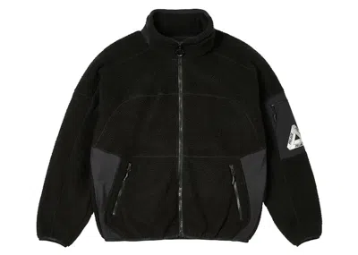 Pre-owned Palace Men's  Thermalite Fleece Jacket In Black