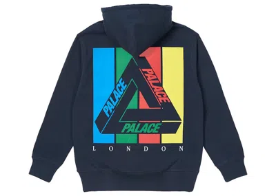 Pre-owned Palace Men's  Treemb Hoodie In Navy Blue