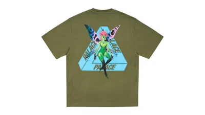 Pre-owned Palace Men's  Tri Fairy T-shirt In The Deep Green