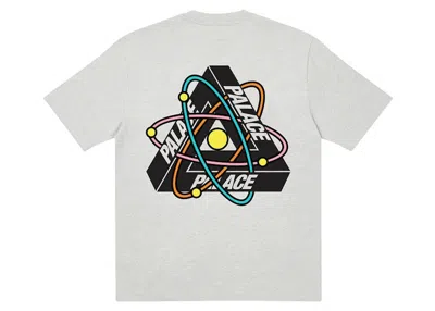Pre-owned Palace Men's  Triatom T-shirt In Grey Marl In Gray