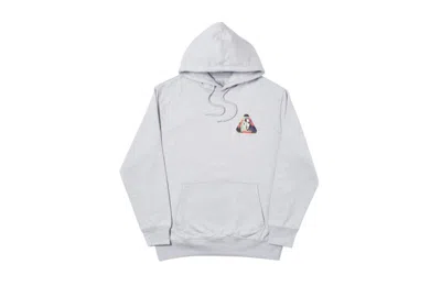 Pre-owned Palace Men's  Tribury Hoodie In Grey Marl In Gray