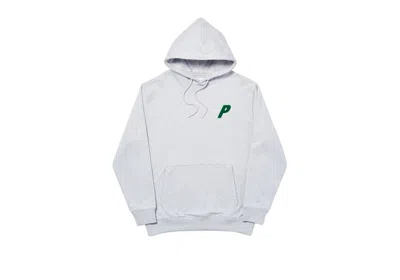 Pre-owned Palace Men's  Trichenille Hoodie In Grey Marl In Gray