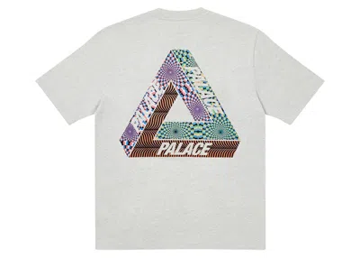Pre-owned Palace Men's  Trieye T-shirt In Grey Marl