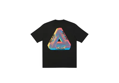 Pre-owned Palace Men's  Triferg Colour Blur T-shirt In Black