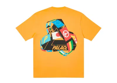 Pre-owned Palace Men's  Triflag T-shirt In Orange