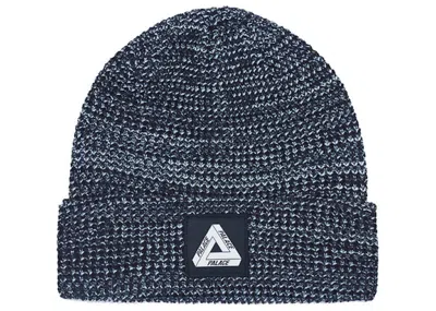 Pre-owned Palace Men's  Trifreg Patch Beanie In Navy Blue