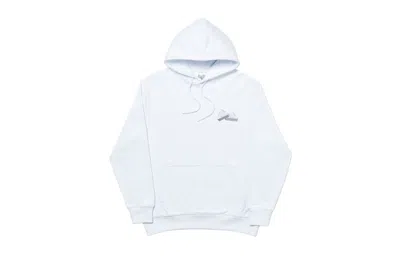 Pre-owned Palace Men's  Trigaine Hoodie In White