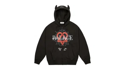 Pre-owned Palace Men's  Trigram Hoodie In Black
