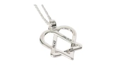 Pre-owned Palace Men's  Trigram Pendant In Silver