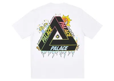 Pre-owned Palace Men's  Trilottie T-shirt In White