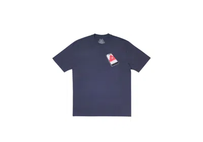 Pre-owned Palace Men's  Triphone T-shirt In Navy Blue