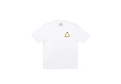 Pre-owned Palace Men's  Tripumping T-shirt In White